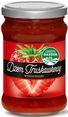 GREEN GARDEN Dżem TRUSKAWKOWY 280g