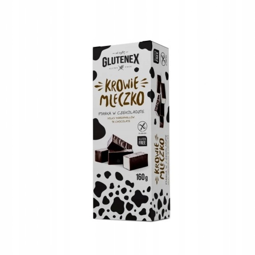 GLUTENEX KROWIE MLECZKO Pianka w Czekoladzie BEZ GLUTENU 160g