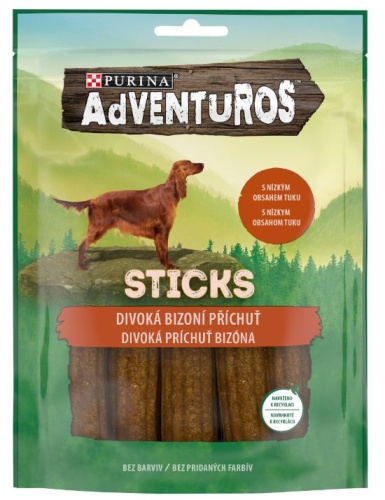 ADVENTUROS Przysmaki dla PSA STICKS Smak BAWOŁA 120g