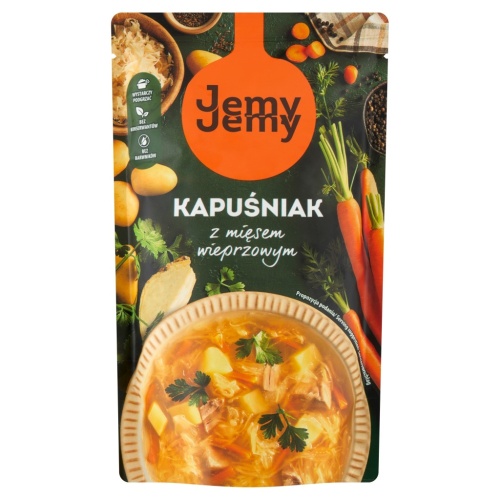 Jemy Jemy ZUPA KAPUŚNIAK z MIĘSEM Wieprzowym Profi 450g