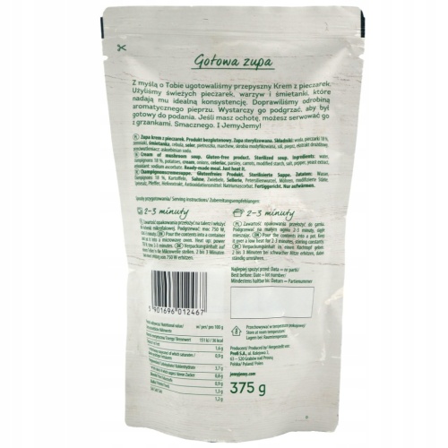 Jemy Jemy ZUPA KREM z PIECZAREK Profi 375g