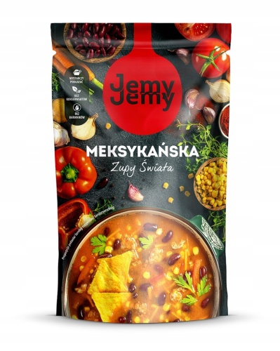 Jemy Jemy ZUPA MEKSYKAŃSKA z Kukurydzą Fasolą Profi 400g