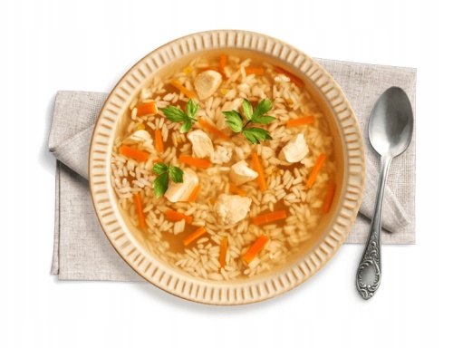 Jemy Jemy ZUPA ROSÓŁ z KURCZAKIEM i RYŻEM Profi 450g