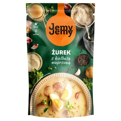 Jemy Jemy ZUPA ŻUREK z KIEŁBASĄ WIEPRZOWĄ Profi 450g