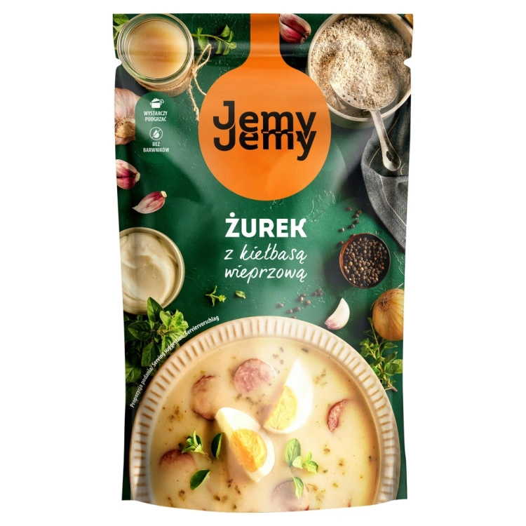 Jemy Jemy ZUPA ŻUREK z KIEŁBASĄ WIEPRZOWĄ Profi 450g